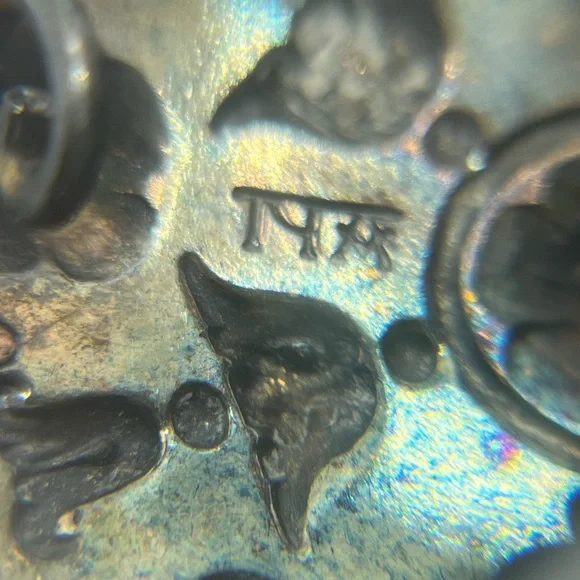 Andresen & Scheinpflug Norway vintage Sterling Silver Black Enamel Brooch pin - Picture 13 of 16